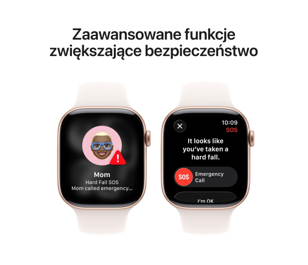 APPLE Watch Series 11 GPS 42mm Aluminiowa koperta (różowe złoto)/ Sportowy pasek (łagodny róż) - rozmiar S/M - 1362399 - zdjęcie 6